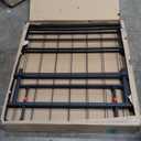 Amazon Basics Bed Frame with Storage, Foldable Metal Platform, Sturdy Steel, No Box Spring Needed, 14 inches High, Tool-Free Setup, King Size, Black