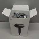 slopehill Professional Ionic Hair Dryer, Powerful 1800W Fast Drying Low Noise Blow Dryer with 2 Concentrator Nozzle 1 Diffuser Attachments for Home Salon Travel (Grey)