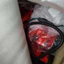 VPIMOZO Rear Tail Light Assembly Compatible With 2014-2015 Chevy Silverado 1500 2500HD 3500HD 2015 Sierra 3500HD Left Driver Side With Bulb & Harness Replacement GM2800261 GM2801261