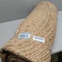 SISOSU Jute Area Rug 8' Round - Handmade Natural Indoor Jute Rug for a Vintage or Farmhouse Style - Soft and Durable Material Perfect for Living Room, Bedroom, or Dining Room