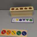 Dailyfunn Montessori Toys Color&Shape Sorting Learning Matching Box For Baby Toddlers 1-3 Year Old