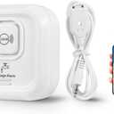 TOWODE WiFi Water Leak Detectors for Home, 100dB Alarm, Suitable for Kitchen, Warehouse, Laundry, Bathroom, Sink, Laundry, Basement, Water Leak Detector with APP Push, White1P