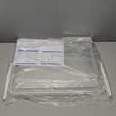 ROLOVE 22x17 Inch Lighted Vanity Mirror with Dimmable LED Lights - 3 Color Modes, Smart Touch Control & 360 Rotating Base - Desk Makeup Mirror (White)