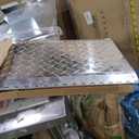 Extreme Max 3005.5278 Hinged Aluminum Trailer Door Slider Plate - 84"
