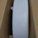 Medline 5" Raised Toilet Seat with Lock, No Arms, White, 400 lb Capacity - Easy Installation - Elderly & Disabled Bathroom Aid