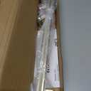 Turquoize 2 Pack Magnetic Curtain Rods for Metal Doors 1/2" Multi-Use Versatile Adjustable Appliance Magnetic Rod Extends from 16 inch to 28 inch Magnetic Cafe Curtain Rod, Champaign Gold, 2 Pack