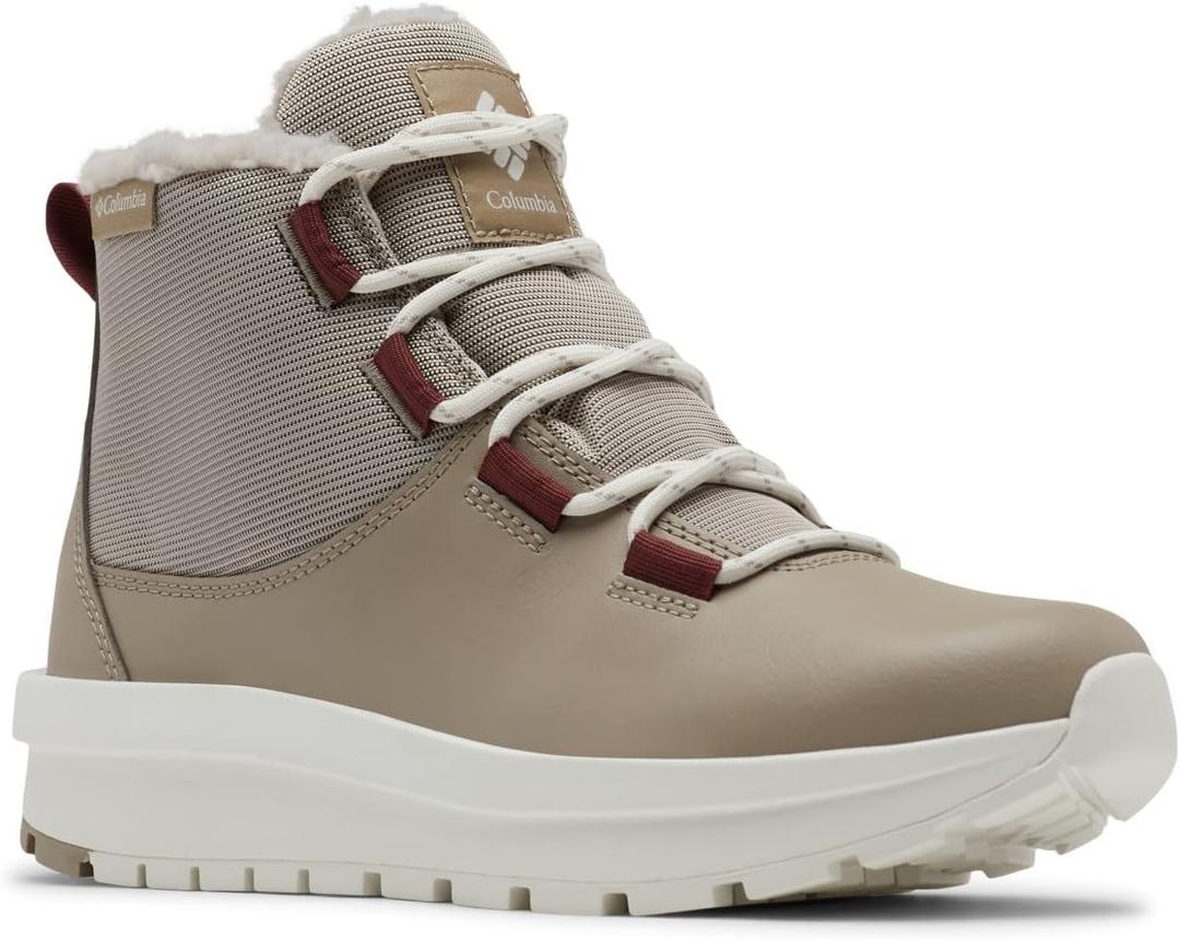 Columbia Women's Moritza Shorty Snow Boot (10.5, Canvas Tan, Crabtree)
