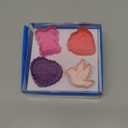 Ateco Valentine Themed Plunger Cutters, Set of 4 Shapes for Cutting Decorations & Direct Embossing, Spring-loaded Handle, Food Safe Plastic