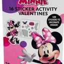 Disney Minnie 16 Stickers Activity Valentines, 2 Pack