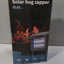 Solar Bug Zapper Outdoor,Solar Powered Bug Zapper Solar Mosquito Zapper Cordless Fly Trap with Dual Power & 6000mAh Battery, Solar Mosquito Zapper Outdoor for Backyard, Patio, Garden, RV, Camping