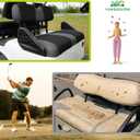 Universal EZGO TXT Golf Cart Seat Covers Dress UP Older Durable Breathable Material Golf Cart Front Seat Cover Fit Like a Glove, Easy to Install, Machine Washable