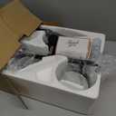 36W LED Tree Floor Lamp, Modern Dimmable Standing Lamp with Remote & Touch Control, 4 Color Temperatures, 3 Rotatable LED Light Floor Lamps for Living Room, Bedroom, Office (Black)