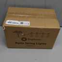 Brightown 58FT Solar String Lights Outdoor with Remote Cable Ties Hooks, 26 LED Shatterproof Bulbs, 3 Light Modes, Dimmer & Timer, Commercial Grade Patio Lights for Yard Balcony Pergola Party Decor