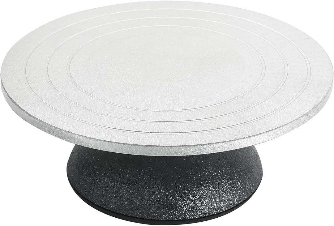 MAOPINER 12 inch Diameter Sculpting Wheel | Heavy Duty Turntable Pottery Sculpting Wheel | All Cast Iron Metal Construction Joint with Ball Bearings