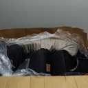 Large Dog Car Seat for Back Seat  Removable Dog Booster Seat & Washable Pet Car Seat for Medium & 2 Small Dogs up to 60lbs  Safety Straps & Storage Pocket  Travel & Home Use (Black/Brown)