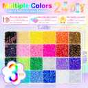 Qiipii 24 Color 13800pcs 3mm Jelly Resin Rhinestones for Bedazzling Crafting Flatback Stones Colorful AB Gems Diamonds for Nails Eyes Face Makeup Tumblers Bottles DIY Crafts Clothes Shoes Phones