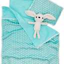 Baby Doll Accessories Bedding Set, Green | Soft