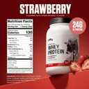 Levels Whey Protein Powder, No Artificial Ingredients, Strawberry, 2LB (EXP 05/13/28)