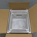 Storage Crates 3 Pcs Wooden Crates Decorative Boxes,Nesting Storage Container Rustic White,Boxes for Storage, Display,Decor