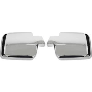 NewYall Pair Chrome Full Door Side Mirror Cover Cap Trim for Ford F-150 2004-2008 Left and Right Side Overlay Stick on