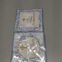 First Communion Decorations for Boys, 50pcs Blue Baptism Napkins First Communion Paper Napkins for Baptism Decorations, Easter Party, First Communion Party Supplies