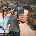 SPORTLINK Bike Phone Holder - Motorcycle Phone Mount with Waterproof Case, [Aluminium][360° Rotatable/1s Quick Release][ Military Anti-Shake]Motorcycle Handlebar for iPhone Samsung, More 6-6.8" Phones
