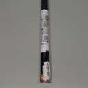 Haton Blackout Window Film, Black Out Window Cover, Sun Light Blocking Frosted Privacy for Glass Door, Heat Control Room Darkening Tint for Home Day Sleep, Non-Adhesive, Black 17.5" x 78.7"