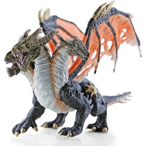 RECUR Devil Dragon Action Figurine, 9 Inch Statue Dragon Toys for Boys Girls Kids, RPG Figures Miniatures for Tabletop Display & Roleplaying, Collectors Toy Age 3 +