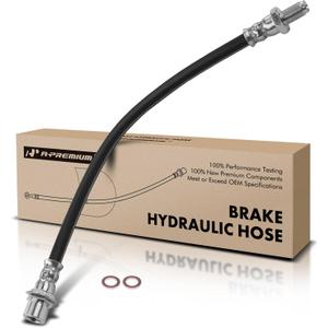 2 x A-Premium Rear Center Brake Hydraulic Hose Compatible with Select Toyota Models - Previa 1991 1992 1993 1994 1995 1996 1997 2.4L - Replace# 9094702617