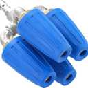 4-in-1 Turbo Nozzle Pressure Washer, 2.0 Orifice Quadruple Turbo Nozzle, 360 Rotating Turbo Nozzle with 1/4" Quick Connector, 4000 PSI