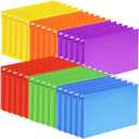 30 Pack Hanging File Folders, Letter Size with 1/5-Cut Adjustable Tabs, 6 Selected Color - File Folder Organizer for Filing Cabinet Office Home, Designed for Bulky Files, Medical Charts