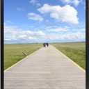 16x20 Picture Frame Black 1 Pack, Scratch-Proof Poster Frames 16 x 20 for Photo Gallery - Slide-In Strips, Horizontal or Vertical Wall Mounting
