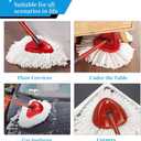 2 Pack Mop Heads Replacements for Ocedar Easy Wring 1-Tank System,Compatible with O-Cedar EasyWring Spin Mop & Bucket System Microfiber, White