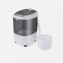 Total Tactic FP10768US-GR Portable Mini Washing Machine Semi-Automatic Washer & Spinner Combo With Single Tub, Grey