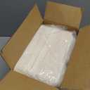 ECOLipak 100% Compostable 5 Compartment Plates, 125 Pack Disposable Paper Plates, Heavy-Duty Biodegradable Sugarcane Plates, Eco-Friendly School Lunch Trays (10.25 x 8.25 inch White 125pk)