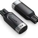 Yinke 5V Type-C Shaver Adapter Charging Converter for Philips Norelco OneBlade QP2724 QP2834 QP4530 S5880/S5885 MG7910 MG9510 QP1924 QP1324, USB-C Shaver Charger Converter Without Charger Cord (1 PC)