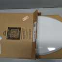 Mayfair Cassel Slow Close Toilet Seat, Easy Clean, Non Slip Premium Wood Seat, Easy Install, Made in USA, Elongated, White