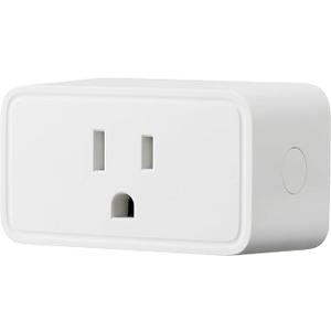 Amazon Basics Smart Plug, Works with Alexa Only, 2.4 GHz Wi-Fi, No Hub Required, 1 Pack, White