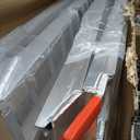 ATV Ramps for Pickup Trucks, 7.5 ft Folding Aluminum Truck Ramps 2 Pack, Crossbar Rungs Traction, Rubber-Tipped Fingers, Load Straps Included, 1,500 lb per Pair (750 Each), 89 x 12 in