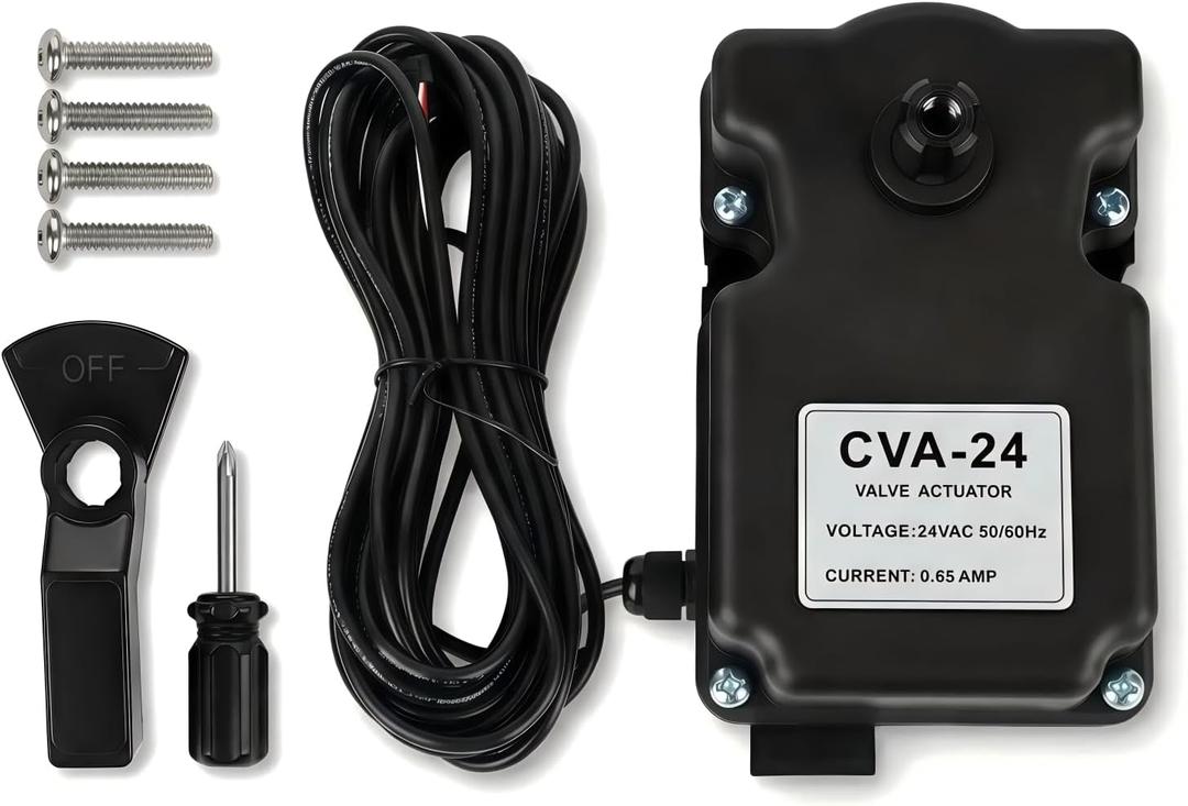 CVA-24T Pool Valve Actuator - Replacement for Model 263045 24VAC Automatic Diverter for Pool/Spa Combinations - 15ft Cord, 3-Port Valve Motor, Compatible with EasyTouch/IntelliTouch/Compool