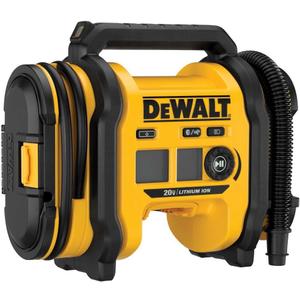 DEWALT Tire Inflator Portable Air Compressor 20V MAX, Air Pump with Automatic Shut Off, LED Light, Tool Only (DCC020IB)