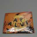 KatchOn, Happy Halloween Balloons Banner - Pack of 7 | Spooky Pumpkin Foil Balloon, Ghost Balloon | Boo Balloons for Halloween Decorations | Spooky & Pumpkin Decorations | Ghost Decor