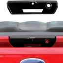 RT-TCZ Tailgate Handle Cover Rear Door Handle Cover Trim Decoration Exterior Accessories for Ford F150 2021-2024 (Black)