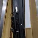 70" Narrow Console Sofa Table with Power Outlets & 2 USB Ports, Metal Frame, Black, Perfect for Hallway, Office, and Behind Sofa - Easy Assembly, 4.9' Extension Cord Included