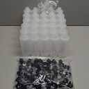 30 Pcs 8.5 oz Boston Plastic Squeeze Bottles for Sauce, Empty Condiment Dispenser with Twist Cap and 2 Funnel Ideal for Ketchup, Dressings, BBQ, Crafts(8.5 oz,White and Black)