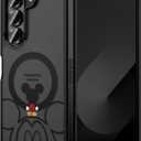 Threehundred for Samsung Galaxy Z Fold 6 Case Magnetic [Compatible with MagSafe], Cute Aesthetic Design Translucent Matte Military Grade Protection Hard Rugged Phone Case for Girls Women - Black