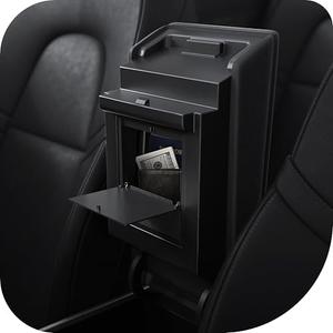 Spigen One-Tap Hidden Storage Box for Tesla Model Y (2020-2024) & Model 3 (2017-2023) [Not Compatible with Model 3 Highland (2024/25) and Model Y Juniper (2025/26)]