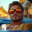 Polarized Sunglasses for Men Women - Classic Sport Sun Glasses for Driving Running Cycling Fishing UV400 Protection