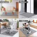 Placoot Desk Chair Mat for Hardwood Floor Corduroy Surface 1/6" Thick 55"x35" Office Chair Mat for Rolling Chairs-100% Large Anti-Slip Backing Under Desk Low-Pile Office Rug Floor Mat for Office/Home