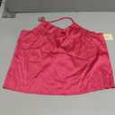 Ekouaer Silk Pajamas Set for Women Satin Backless Lingerie Pjs Cami Top and Shorts Nightwear (Small, Rose Red)